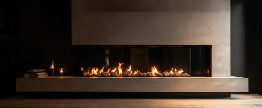 Gas Fireplace Ember Bed Design Services in Pacifica, California