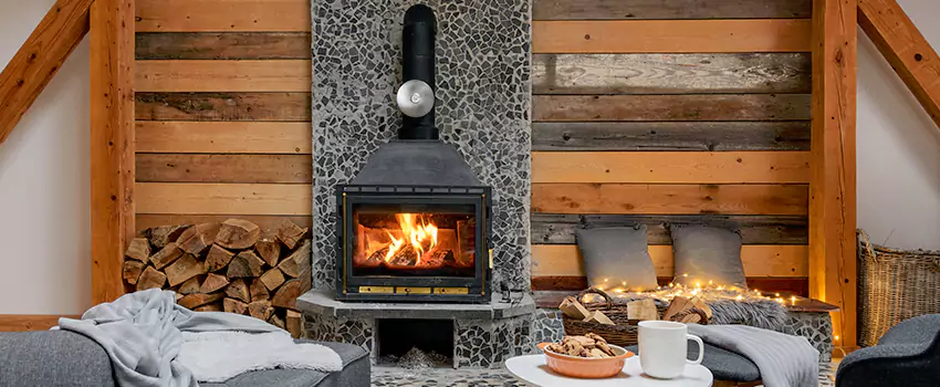 Thelin Hearth Products Direct Vent Gas Stove Fireplace Inspection in Pacifica, California